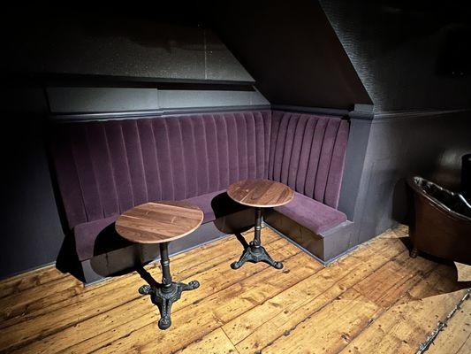 Basement Karaoke Lounge Seating.