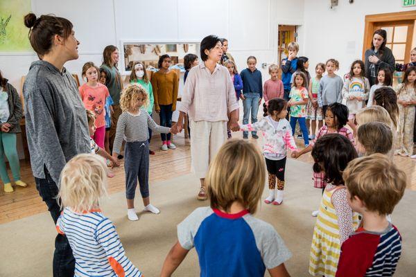 Kindergarten at Morning Circle