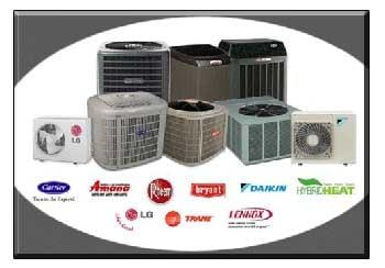 Major brands of HVAC