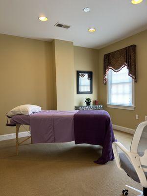 Peaceful and beautifully designed treatment rooms.