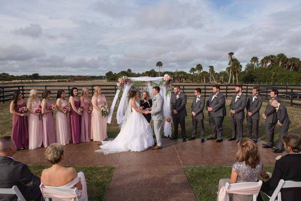 Beautiful wedding at Sterling Stables