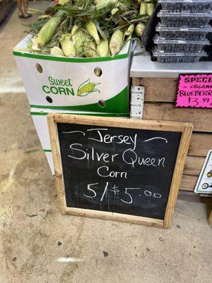 Hard to believe this was real Jersey Corn. Out of 3 eggs bought, all were totally unsweet, and completely unremarkable . Zero stars