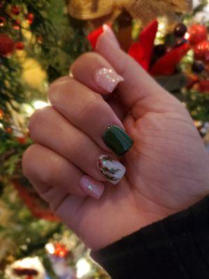 For christmas wanted cute girly colors with a little shine I loved the sparkles