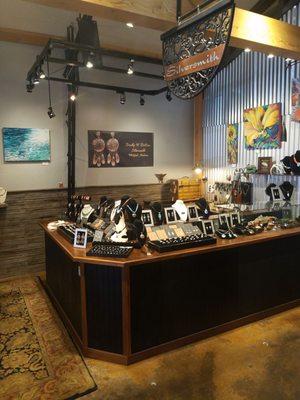 The silversmith's shop inside stumptown marketplace