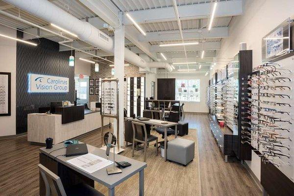 Enjoy our beautiful and open optometry office,