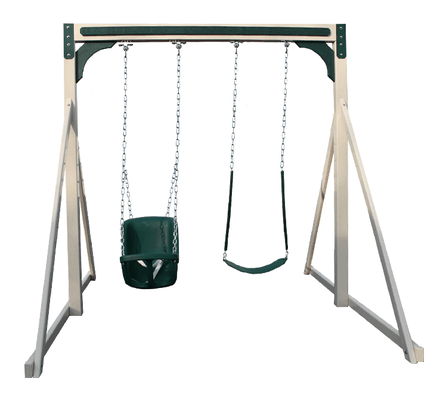 Premium Quality Vinyl Playsets, Swing Sets & Playhouses Swing Kingdom designs and builds the strongest vinyl swing sets for k...