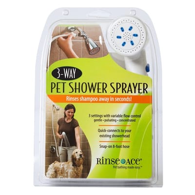 The Rinse Ace 3-Way Pet Shower Sprayer