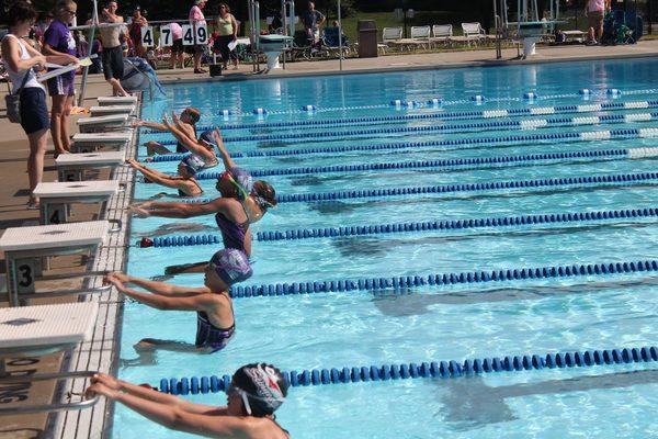 Home meet in our HUGE 10-lane competition pool.