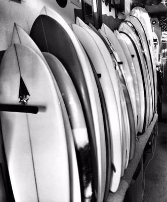 Mark is the owner & shaper. He also happens to a real cool guy surfer / skater with the right vibe!!!! All boards hand shaped.