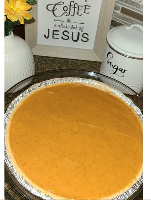 10 inch Cold Double Layer Pumpkin Pie