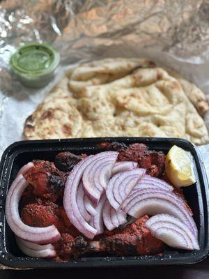 Tandoori Chicken with Plain Naan