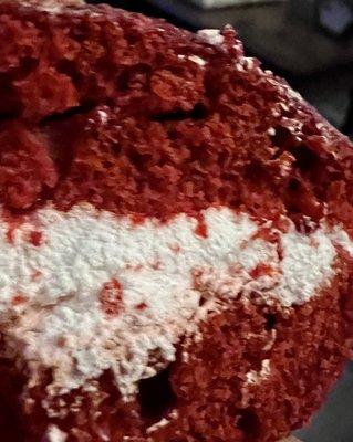 Red velvet whoopie pie