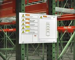 Rack Load Capacity Signs