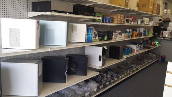 We stock computer supplies and accessories.