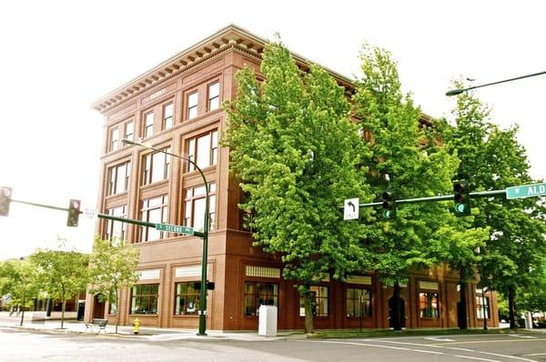 Lloyds Insurance located in the Denny Building, corner of 2nd and Alder Streets, Walla Walla Washington