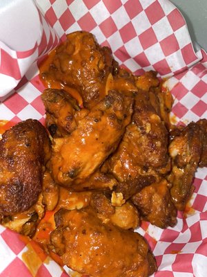 Spicy hot wings