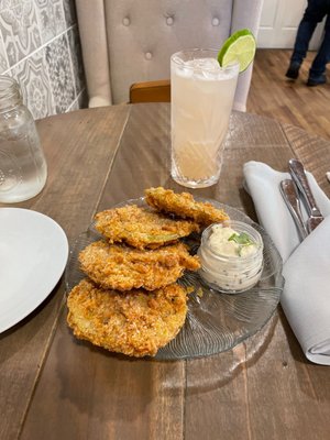 Fried green tomatoes