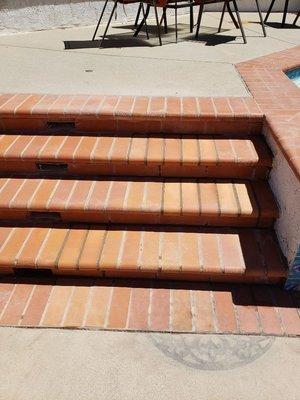 Brick steps repair