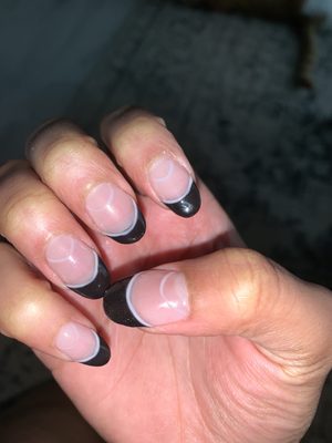 The nails I got. Messy