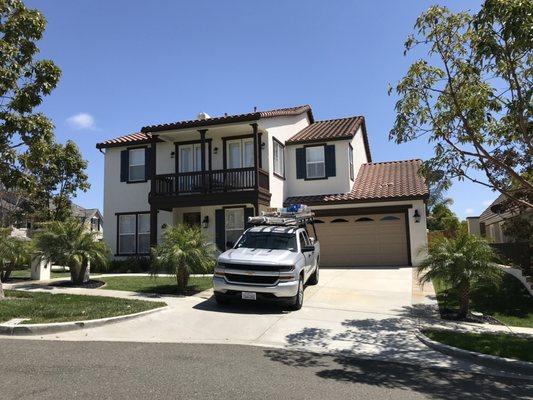 After painting exterior home/ Bressi Ranch Carlsbad