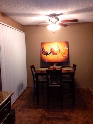 Large dining area