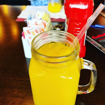 Fresh orange juice!