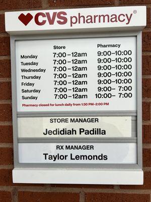 Their hours have changed. Also note that they close from 1:30 to 2:00 for lunch.