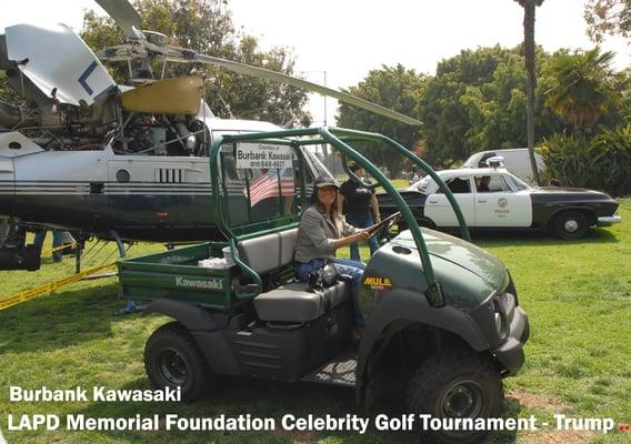 Burbank Kawasaki Los Angeles Police Dep Donald Trump Golf Tournament.