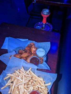 Wings, Fries and a Hookah