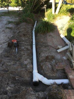 Exterior drainage