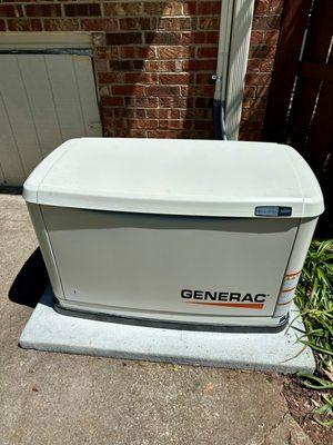 Home standby generator install by White and Son Refrigeration