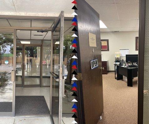 Lubbock's favorite bookkeeping service, displayed  are the 2 entrances to Lone Star Bookkeeping