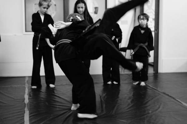 Our kids martial arts classes (ages 6-14)