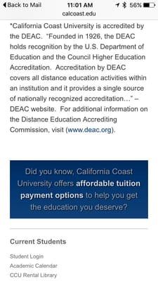 Accreditation Info