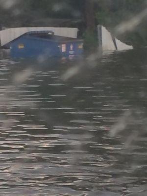 Commercial Storm Damage from Hurricane Harvey in Houston,TX