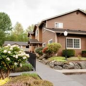 Walkway with natural landscaping