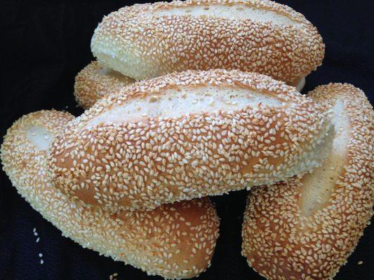 Sub rolls/ sesame seeds