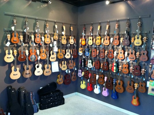 Wall Of Ukuleles