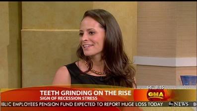 Dr. Rosen appeared on Good Morning America to discuss the rising prevalence of teeth grinding.