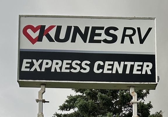 Panels for the existing Kunes RV Express Center.