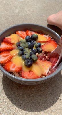 Acai Bowl with lilikoi butter