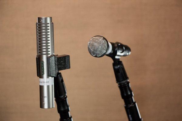 Left to Right: Royer R121, Beyerdynamic M160