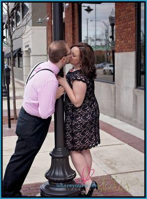 Beautiful couple in downtown Royal Oak!