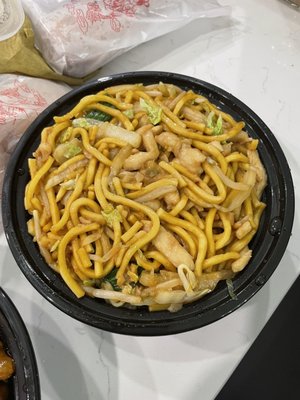 Chicken lo mein