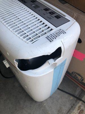 Broken dehumidifier