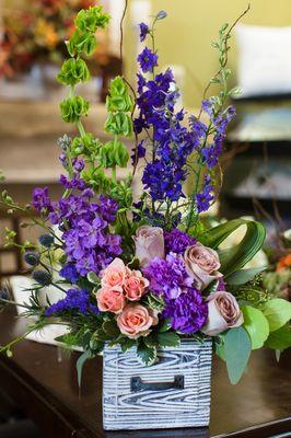 Beautiful hues of purple and lavender.