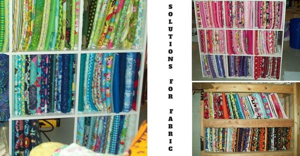 Storage Solution for over 300 fabric pieces