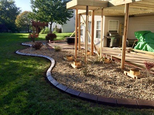 Contain your beds, define and shape your landscaping.