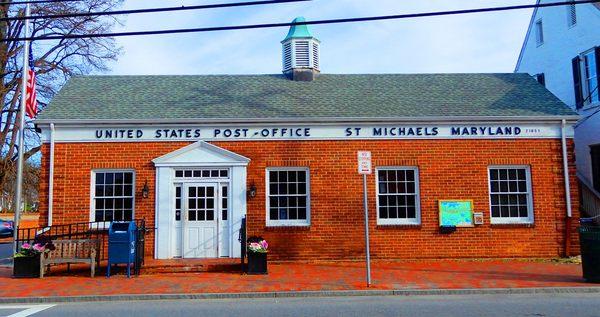 Post Office, St. Michaels, MD -- storefront