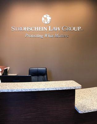 Strohschein Law Group Reception Area